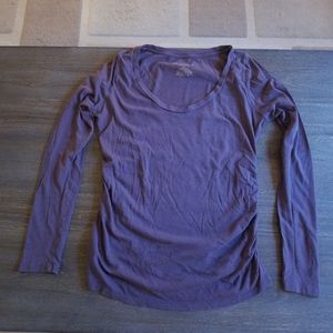 Liz Lange Maternity ruched sides top women's M